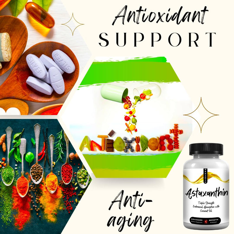 [Australia] - Triple Strength AstaQuil™ Astaxanthin 12mg High Bioavailability Formula, 60 Softgels Organic Coconut Oil for Enhanced Absorption. Powerful Antioxidant for Eye, Joint & Heart Health 1 