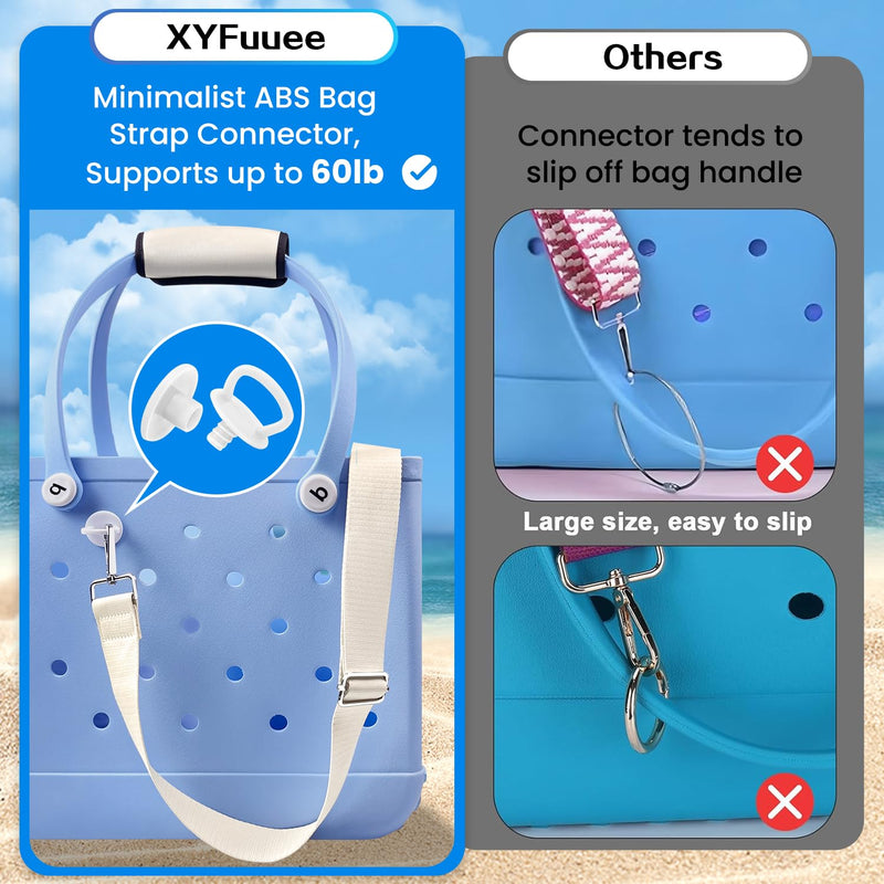 XYFuuee Strap Wrap for Bogg Bag Accessories,Beach Bag Organizer Inserts for Original Large Bogg Bag Accessories