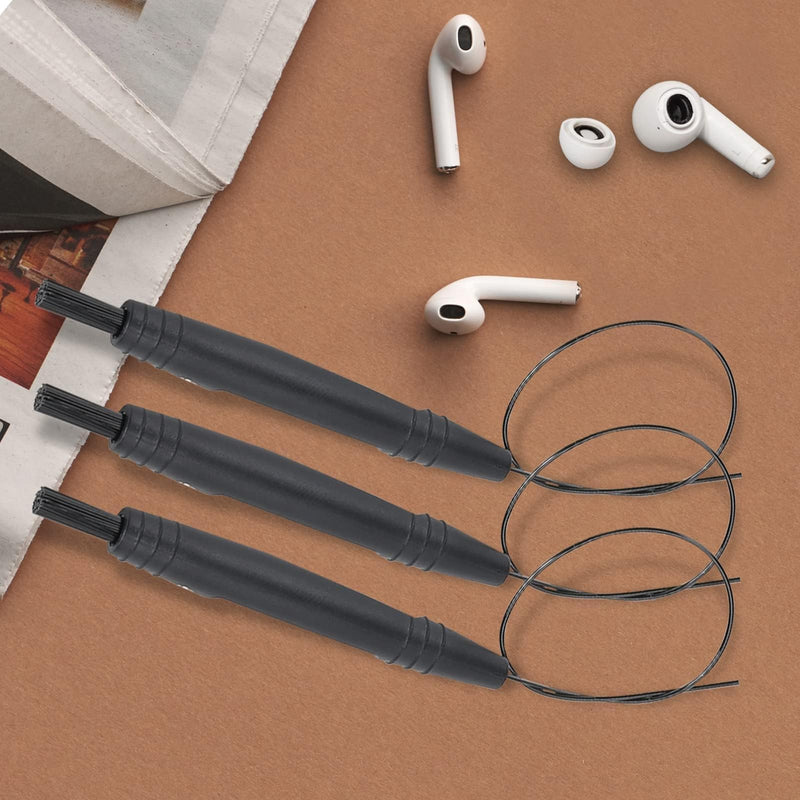 20Pcs Hearing Aid Cleaning Brush, Multifunctional Hearing Aid Cleaning Kit, Sound Tube and Earmold Vent Cleaner Universal Cleaning with Magnet for Hearing Amplifier Earbuds Headphones