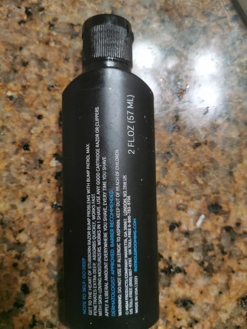 Bump Patrol Maximum Strength Aftershave Formula - After Shave Solution Eliminates Razor Bumps and Ingrown Hairs - 4 Ounces Pack of 1 4 Fl Oz