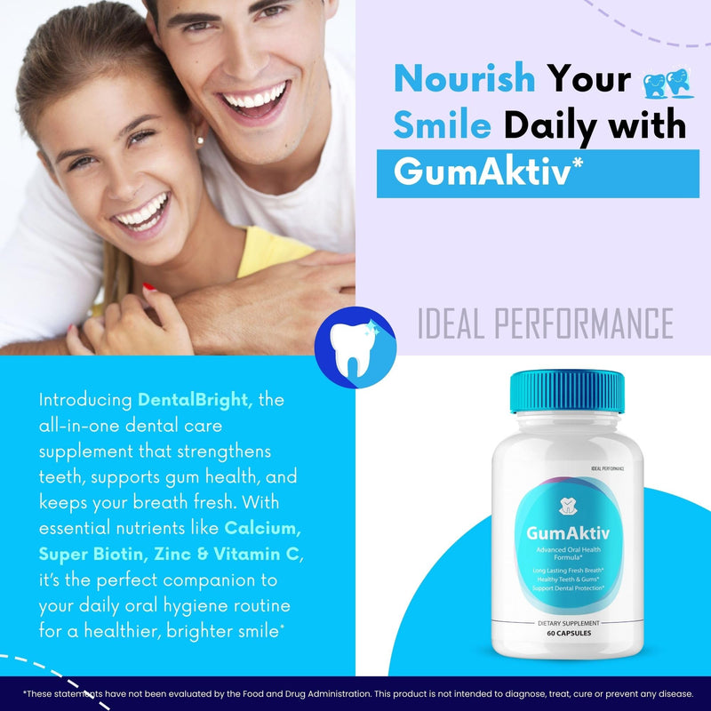[Australia] - Gum Aktiv for Teeth and Gums Capsule, GumAktiv Supplement Pills - Maximum Strength, GumAktiv Advanced Formula All Natural Teeth and Gum Health Support, Oral Hygiene, and Wellness Reviews (2 Pack) 