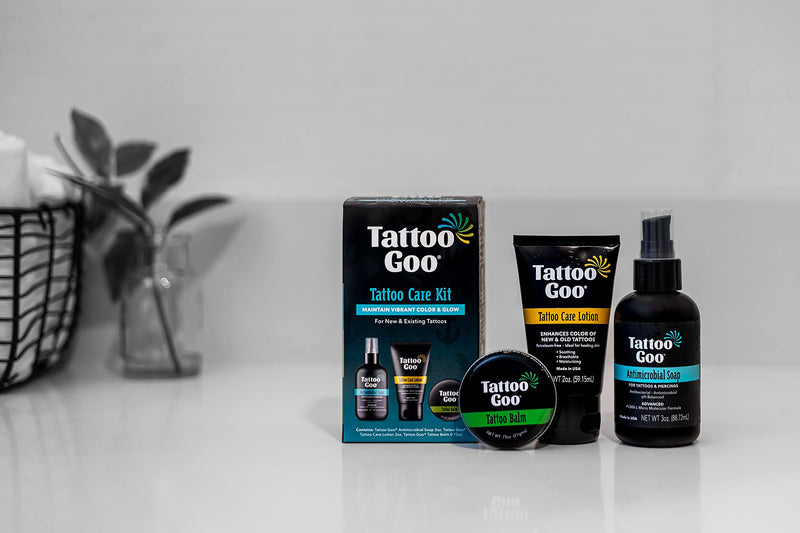 [Australia] - Tattoo Goo Tattoo Care Lotion, 50 Pk Travel Size, Soothes Itch & Irritation, Hydrate & Preserve Color, Non-Greasy Moisturizer, Aftercare Lotion with Olive Oil & Panthenol, No Petroleum or Mineral Oil 50 Count (Pack of 1) 