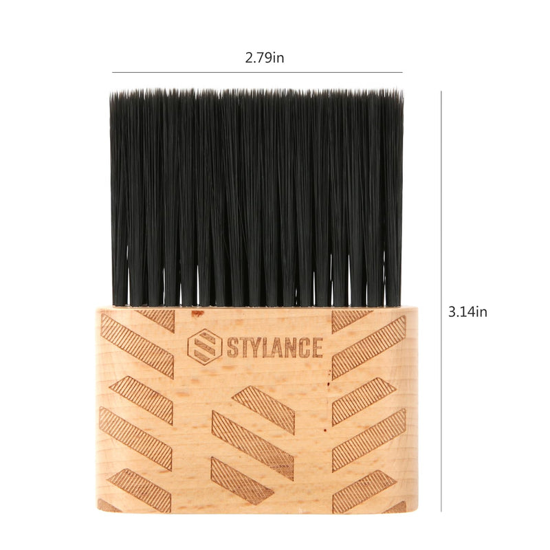 [Australia] - Wooden Neck Brush, Barber Hair Neck Duster Cutting Brush for Barbers 