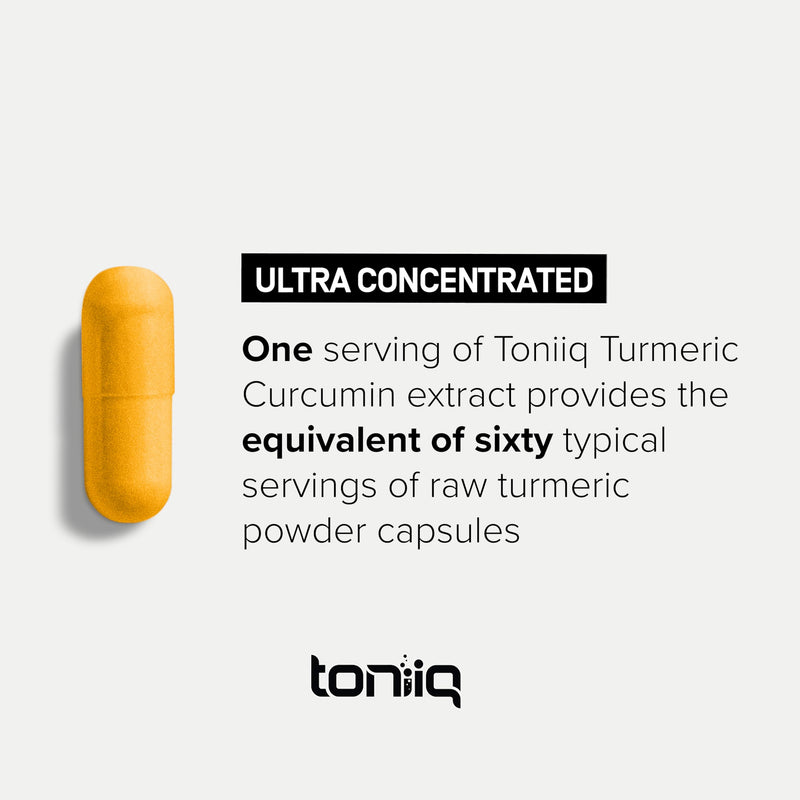 Turmeric Curcumin - 48000mg from a 60:1 Extract with 95% Curcuminoids - 800mg Per Serving - Black Pepper & MCT Oil for Enhanced Absorption - Third-Party Lab Tested - 60 Capsules 60 count (Pack of 1)