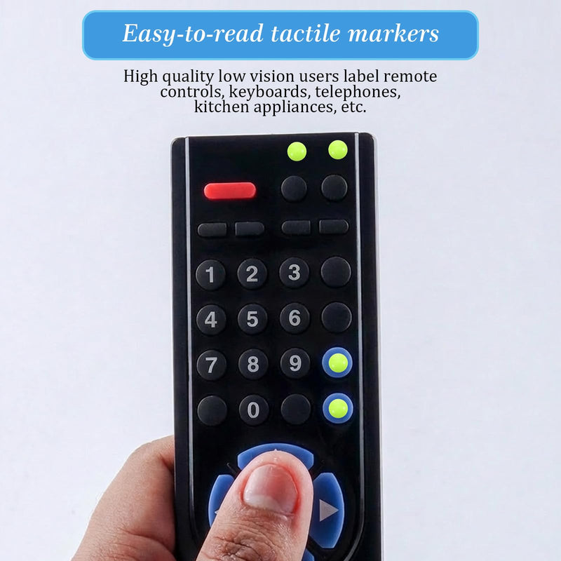 300 PCS Bump Dots for Visually Impaired Low Vision Aids Braille Stickers for Macular Degeneration Elderly Blind