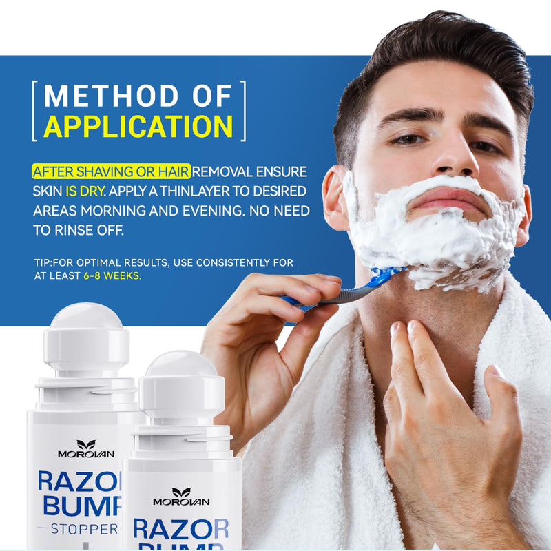 [Australia] - Morovan Razor Bumps Treatment: Ingrown Hair & Razor Burn Solution for Bikini Beard & Body for Women and Men 100ml 