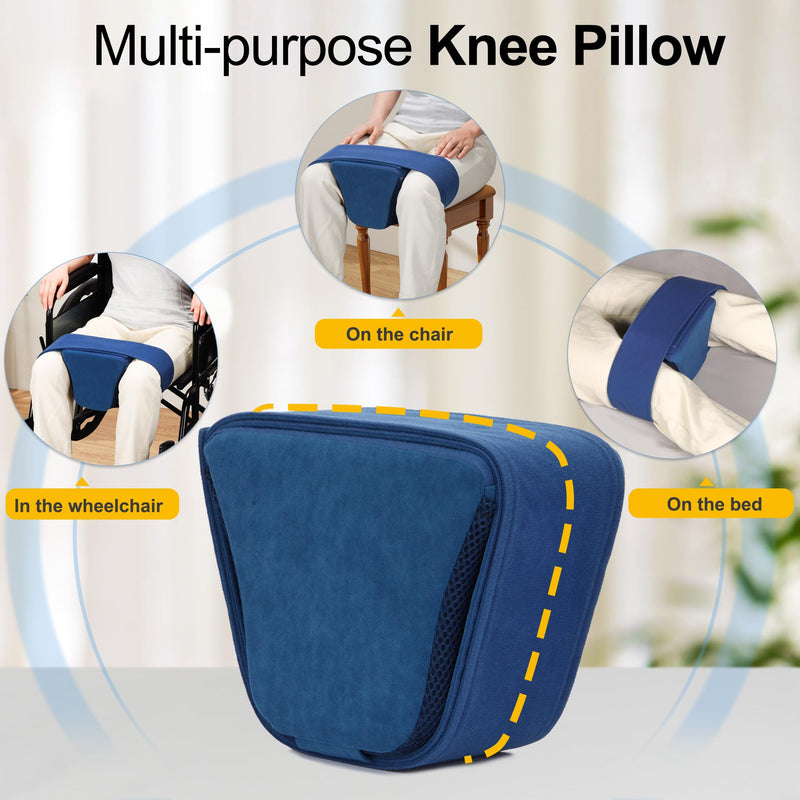 [Australia] - Hip Abduction Pillow with Gel Packs,Hip Surgery Pillow with Strap Replacement Pillows for Sciatica Pain Relief Spine Alignment Leg Pain 