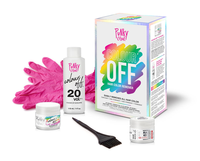 [Australia] - Punky Colour Off Hair Color Remover Kit - Hair Dye Remover, Safely Removes Semi Permanent Dye, and Permanent Colors, Color Removers for Dyed Hairs 