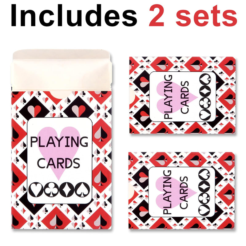 [Australia] - 2-Piece Elite Low Vision Playing Cards Set ‚Äì Large Font, Easy-to-Read Playing Cards for Visually Impaired People 