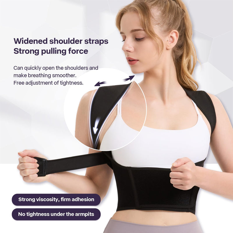 Back Brace Posture Corrector for Women and Men,Adjustable Shoulder Straightener,Used for correcting posture and scoliosis X-Large