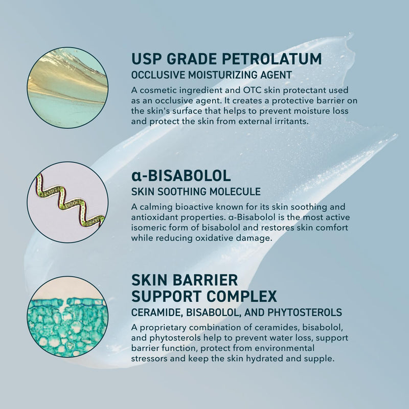 Prequel Skin Utility Ointment, Moisturizing Protectant. Mid-weight Occlusive Face and Body Cream for Dry Skin, Hand Cream for Cracked Hands. Soothing Barrier Protection with 45% Petrolatum