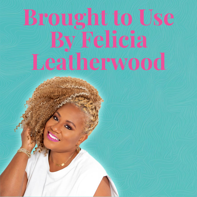 Purple Detangler Brush by Felicia Leatherwood - For Kinky, Curly, Wavy 4c or Straight Hair - Tame Your Tangles Smooth Your Coils - Pain Free for All Ages Purple