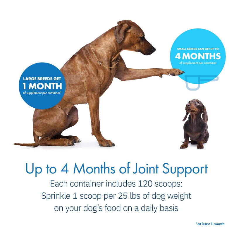 HealthyFlex Canine™ Joint + Mobility Dietary Supplement for Dogs, Natural Eggshell Membrane NEM Formula 120 Servings - PawsPlanet Australia