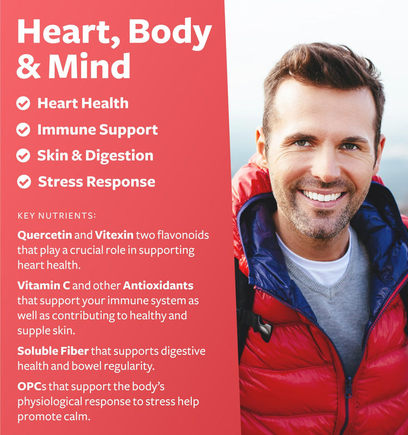 [Australia] - Super Potent Hawthorn Berry Extract Capsules - Hawthorn Berry Supplement made from Extra Strength Concentrate to Support Heart and Digestive Health - Vegan Non-GMO & Gluten Free (4 Month Supply) 120 Count (Pack of 1) 
