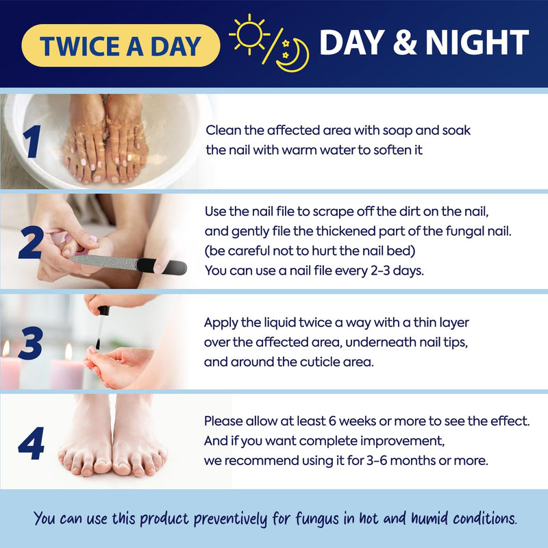 [Australia] - Toenail Fungus Treatment with 25% Undecylenic Acid, Toe Fungus Treatment for Toenail, Fungus Nail Treatment, Toenail Fungus Treatment Extra Strength, Fungal Nail Treatment for Athletes Foot - 2pcs 