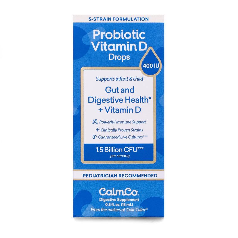 [Australia] - Probiotic Vitamin D Drops, Clinically Proven Strains, May Support Infant & Child Gut and Digestive Health*, Powerful Immune Support and Guaranteed Live Cultures, 0.5 fl. Oz. (15 mL), 1pk 