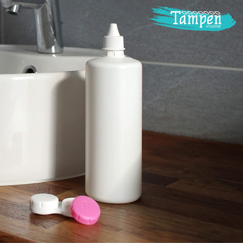 [Australia] - Tampen contact lens container set · 12 pieces · Contact lens container annual supply · ideal for on the go · hygiene · pink 