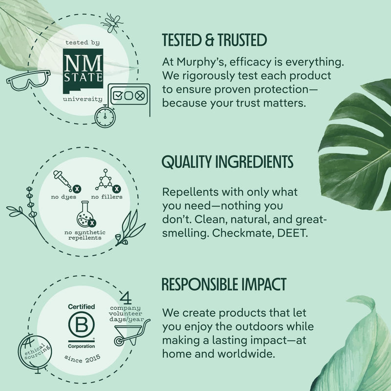 [Australia] - Murphy's Naturals Mosquito & Tick Bug Repellent Spray, Oil of Lemon Eucalyptus for Skin + Outdoor Gear, DEET-Free, 4 Ounce Pump, 2-Pack 2 Fl Oz (Pack of 2) 