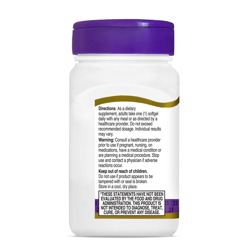 21st Century CoQ10 200mg Softgels, Heart & Antioxidant, 90 Count | Coenzyme Q10 200 mg Fast-Release Liquid Softgels, Heart Health & Antioxidant Support, Gluten Free, No Artificial Colors Unflavored 90 Count (Pack of 1)