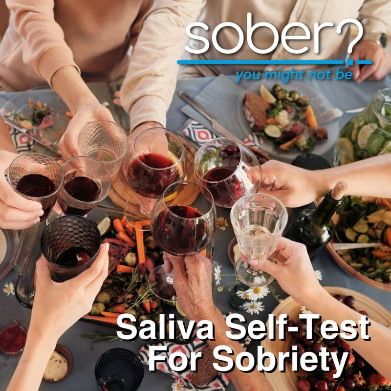 FDA Cleared Saliva Alcohol Test Strip, Highly Accurate BAC Self‑Test, 2–3 Minute Results, Portable & Discreet Sober Test Anywhere (6) 6