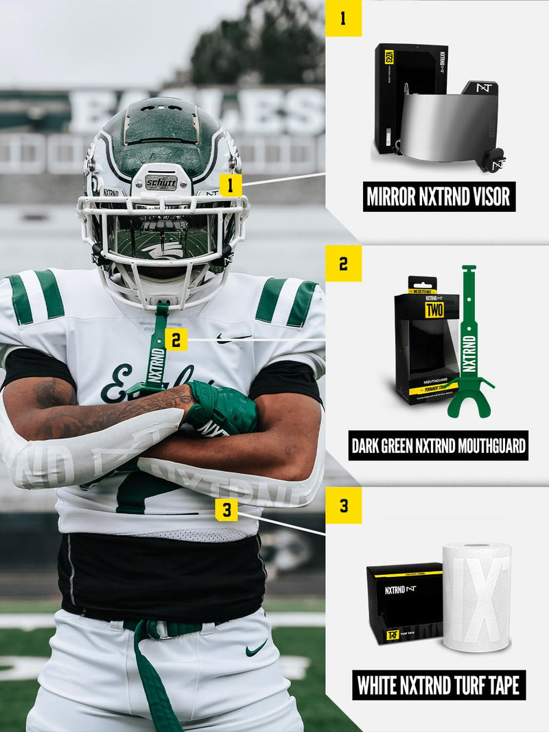 [Australia] - Nxtrnd TRF Turf Tape Football, Extra Wide Kinesiology Tape, Protects from Turf Burn (White) White 