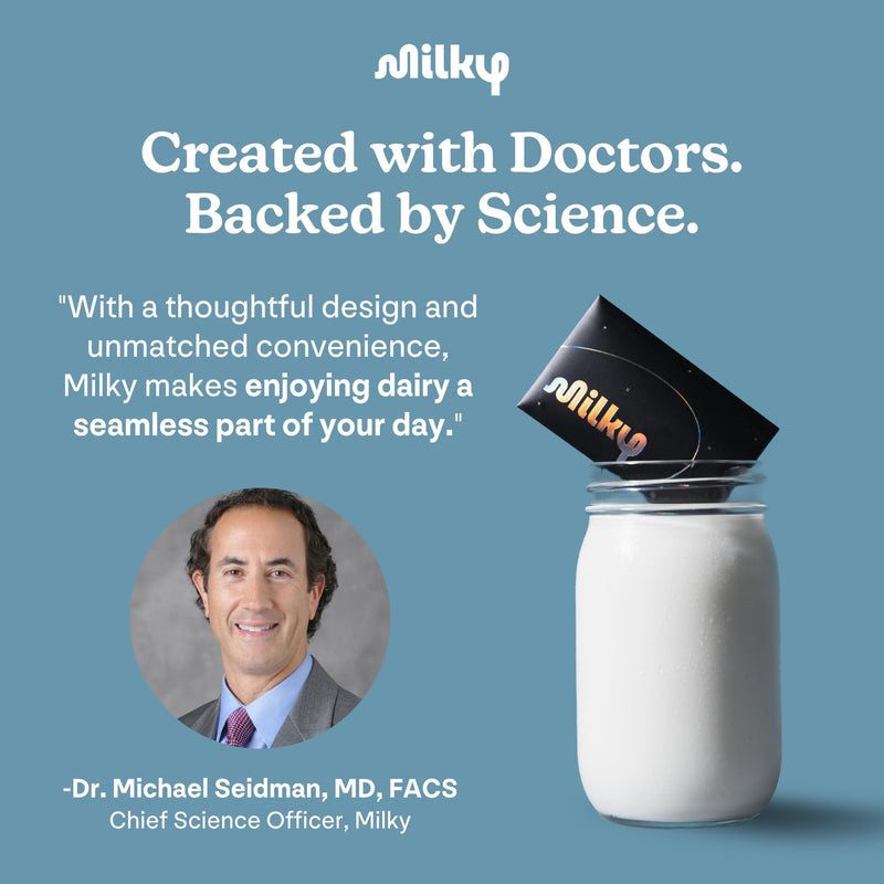 [Australia] - Milky Lactose Intolerance Pills - 10,800 FCC - Dairy Relief for Lactose Intolerance - Lactase Enzyme Tablets - Bloating & Gas Relief (48 Count Cosmic Black) 48 Count Cosmic Black 