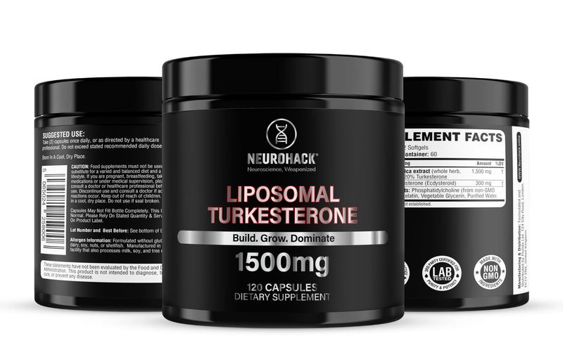 Beta Ecdysterone 1200mg & Liposomal Turkesterone 1500mg Bundle (2 Month Supply)