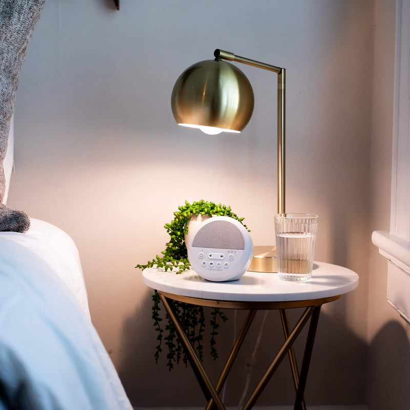[Australia] - Yogasleep Nod White Noise Sound Machine, With Soft Night Light & Sleep Timer, 20 Sound Options Including Lullabies, Nature & Pink Noise, Sleep Aid For Baby & Adults, Noise Canceling For Office Privacy 