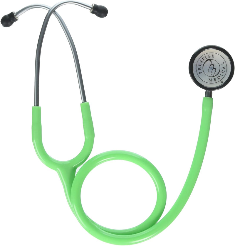 Prestige Medical Clinical Lite Stethoscope, Stealth/Neon Green