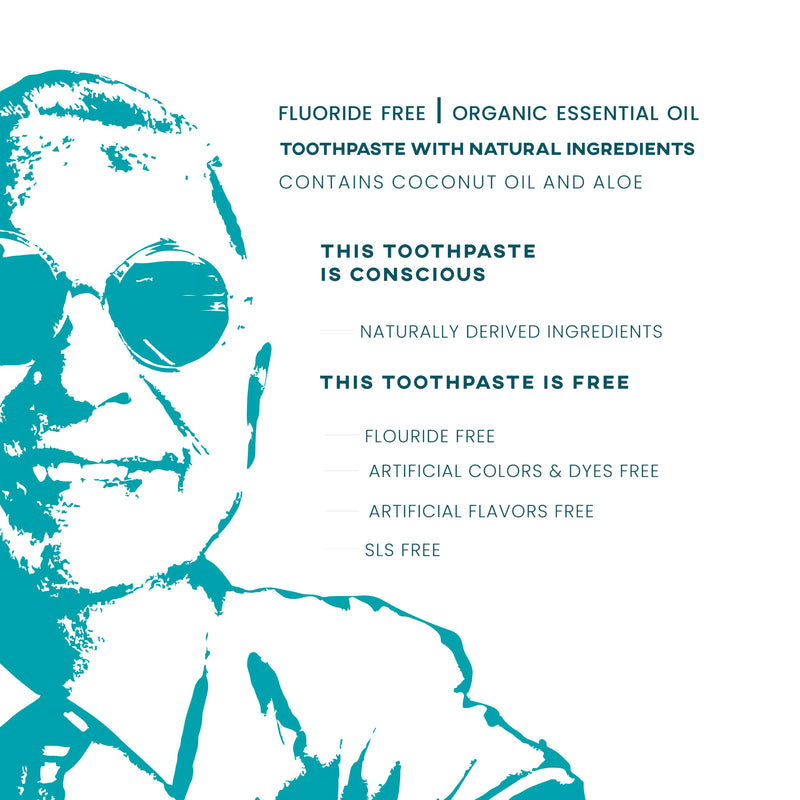 [Australia] - Fluoride-Free Mint Toothpaste for Fresh Breath, Gentle on Teeth, Natural Ingredients, Eco-Friendly Bioplastic Tube, Sustainable Oral Care for Adults and Kids (3 Pack, Mint & Charcoal) 1.33 Fl Oz (Pack of 3) 