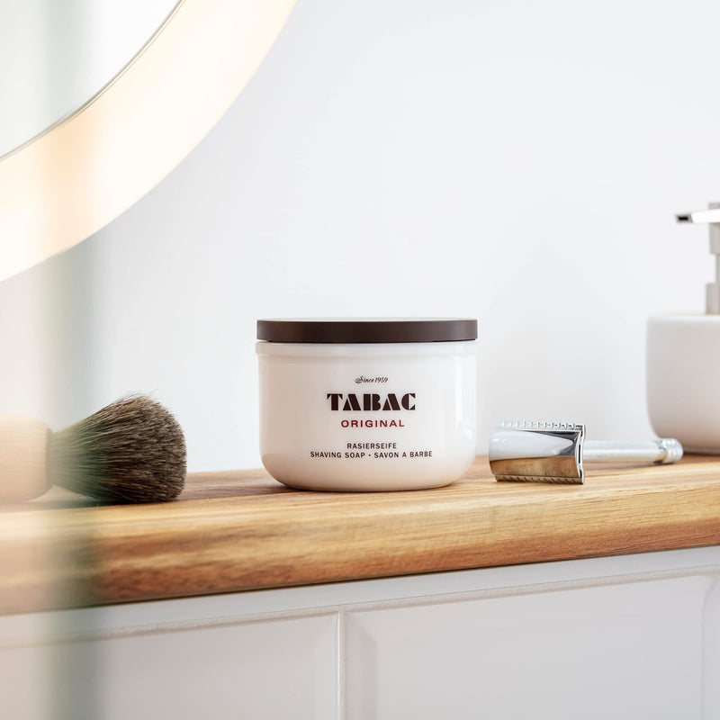 [Australia] - Tabac® Original | Shaving soap in a jar - enables easy and close shaving - original since 1959 | 125g 1 piece (pack of 1) 