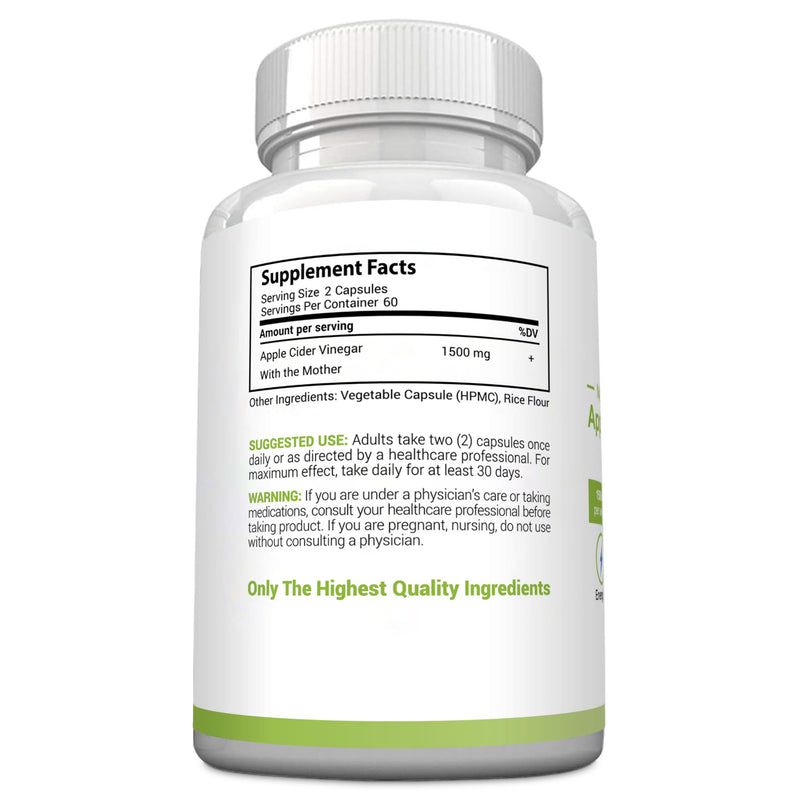 Apple Cider Vinegar Capsules with The Mother Help Improve Energy, Immunity, Digestion & Metabolism + Vitamin K2 Supplement - Full Spectrum Vitamin K2 MK7, MK4 & Calcium - 90 Capsules