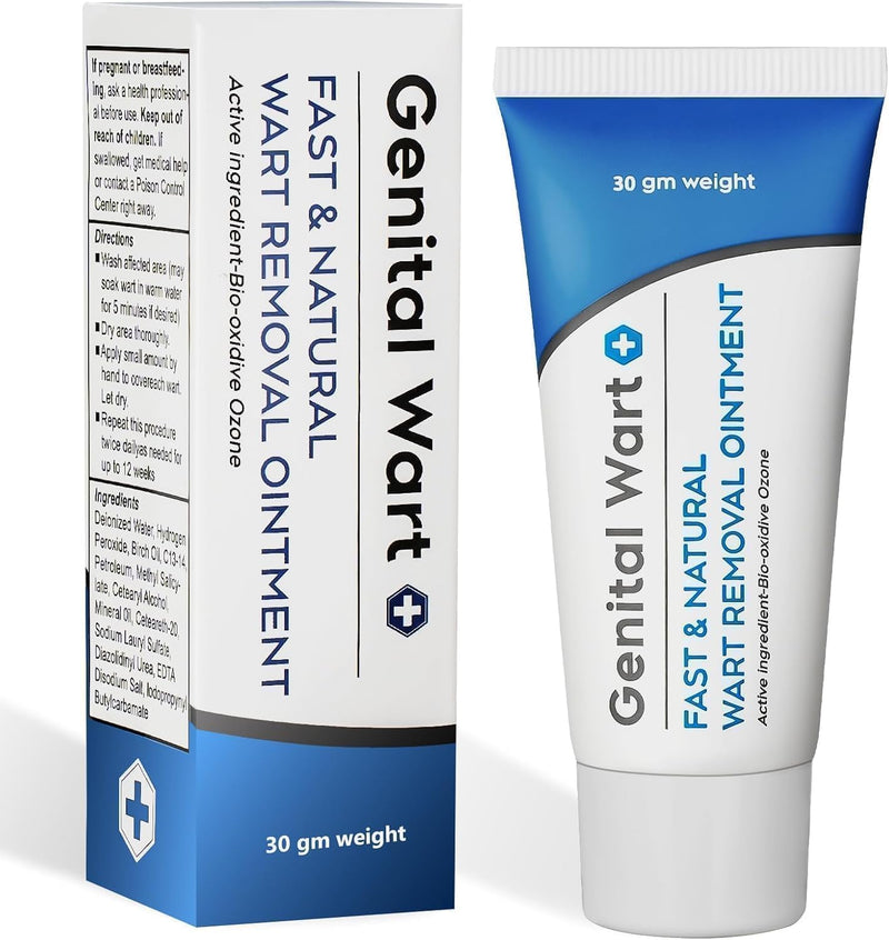 [Australia] - Fast Action Cream Wart Gel Maximum Strength -Fast-Acting Freeze Off - Wart Cream for Genital (1pcs)-Q1 White 