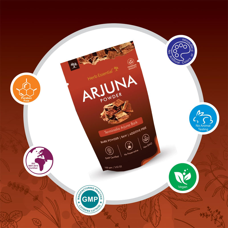 [Australia] - 7.05 Ounce Arjuna Powder, Terminalia Arjuna Bark Supplement, No Preservatives, Vegan and GMP Certified- 3.52 Ounce (100g Pack of 2) 200 g 