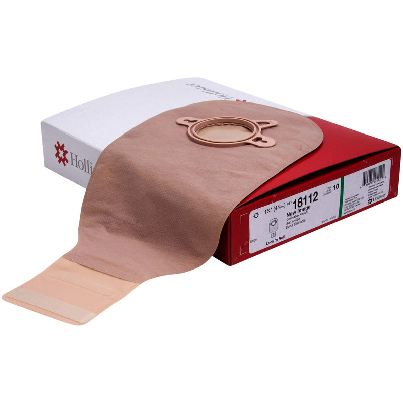 [Australia] - New Image Drainable 12"L 2pc System Colostomy Pouch 1.75" Flange 18112, 10 Ct 