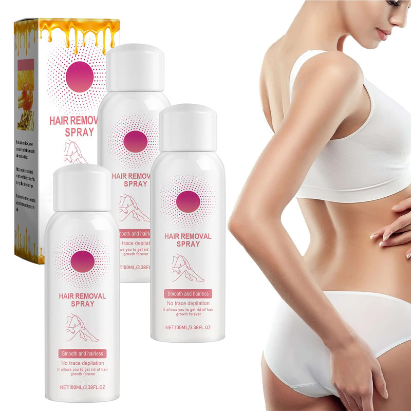[Australia] - Landrain 3 pieces hair removal foam, beeswax hair removal spray 