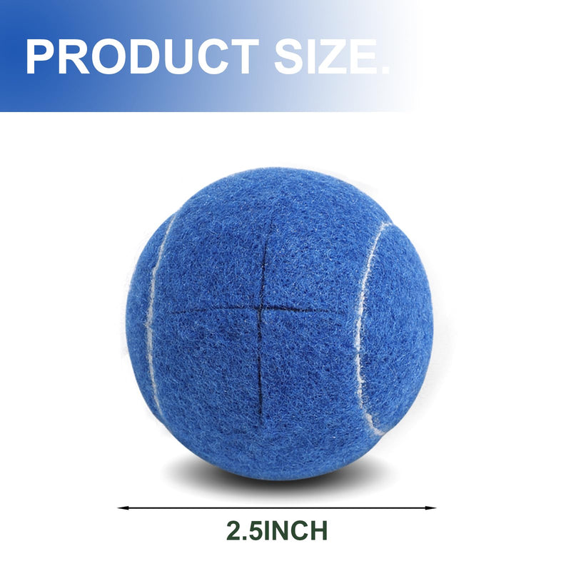 [Australia] - Walker Tennis Balls Precut Tennis Balls for Walkers 4PCS Walkers Legs Universal Precut Glide Balls, Heavy Duty Long Lasting Felt Pad Glide Coverings for Furniture Legs and Floor Protection Blue 