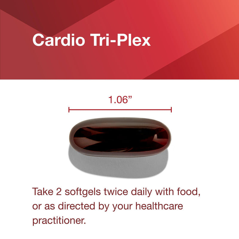 [Australia] - PROTOCOL FOR LIFE BALANCE Cardio Tri-Plex - Heart Health Formula - with Red Yeast Rice, CoQ10 & Omega-3 Fish Oil - DHA Dietary Supplements 