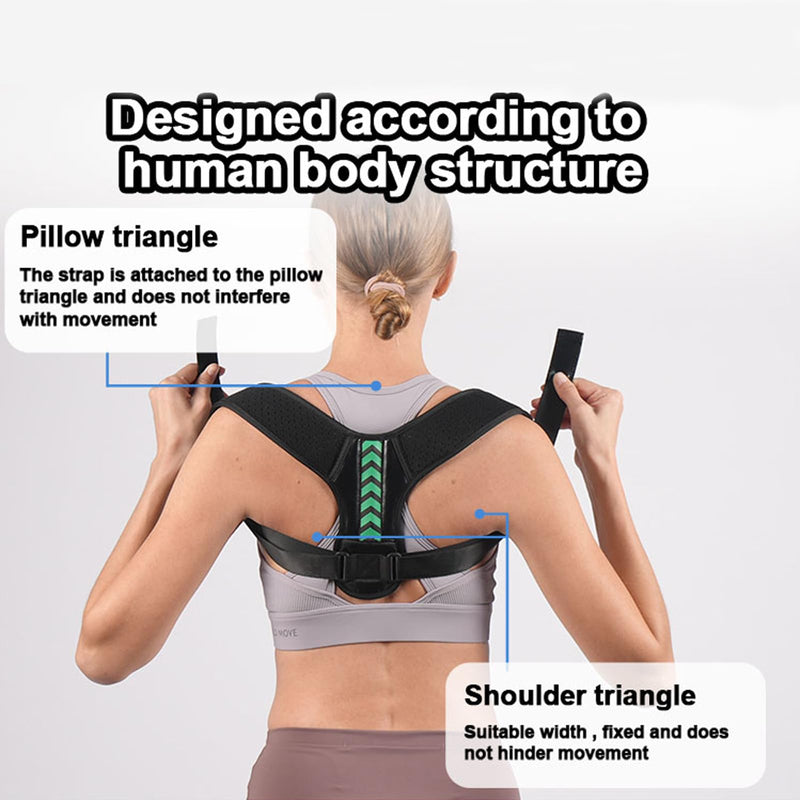 Back Straightener Posture Corrector for Men and Women, Breathable Anti Hunchback Upper and Back Brace, Adjustable Straightening Belt Support for Back, Shoulder and Neck (Small) Small