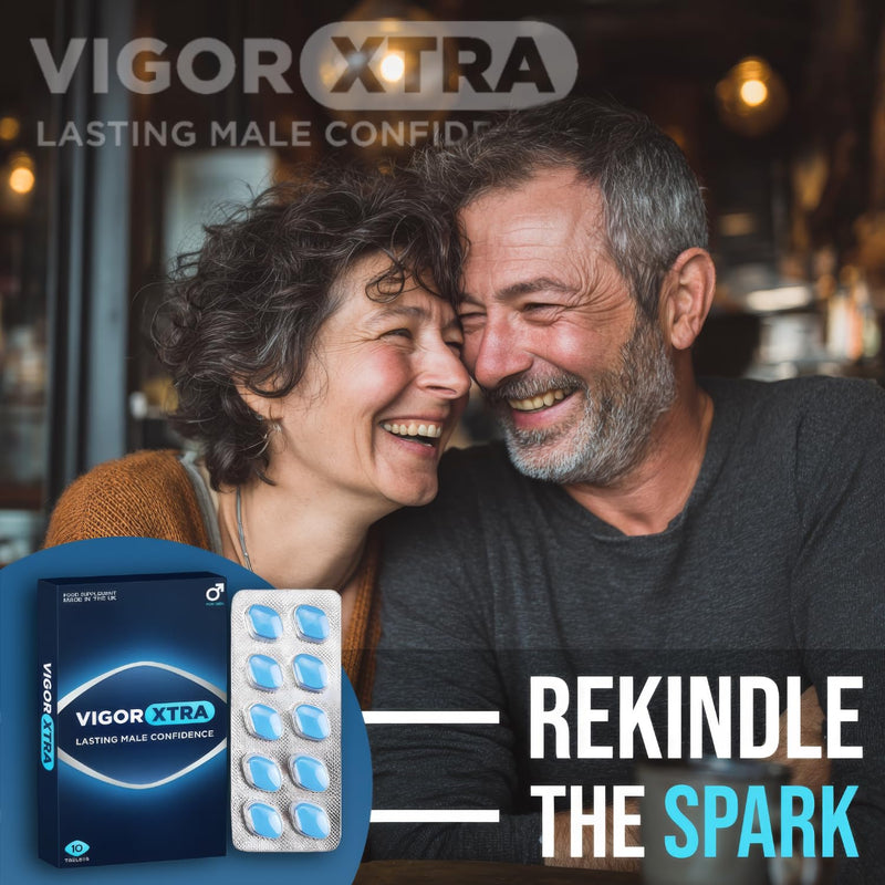 VIGORXTRA Fast-Acting Tablets for Men – Extra Strong Male Supplement – Discreet, When-Needed Tablets, Manufactured in the UK