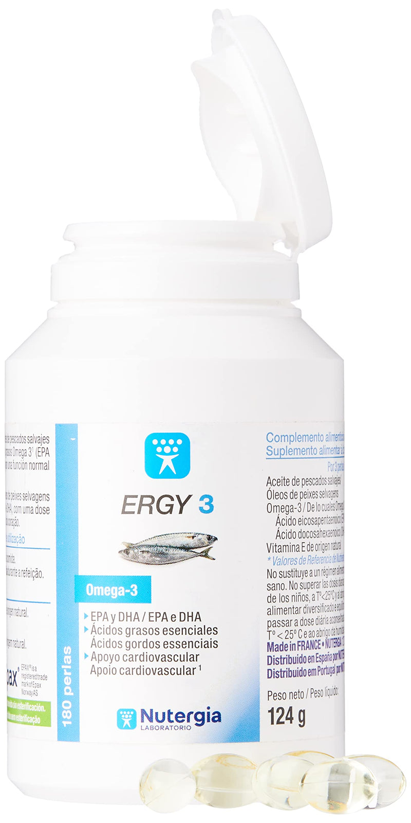 [Australia] - NUTERGIA ERGY 3 180pearl, black, 1 unit (package of 1) 