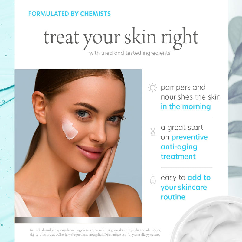 Hyaluronic Acid & Vitamin E Daily Face Moisturizer - Reduce Acne Scars, Fines Lines, Wrinkles, Hydrating Day Cream - Cruelty Free Korean Skin Care For All Skin Types - 1.69 Fl. oz/ 50ml Hyaluronic Acid & Vitamin E