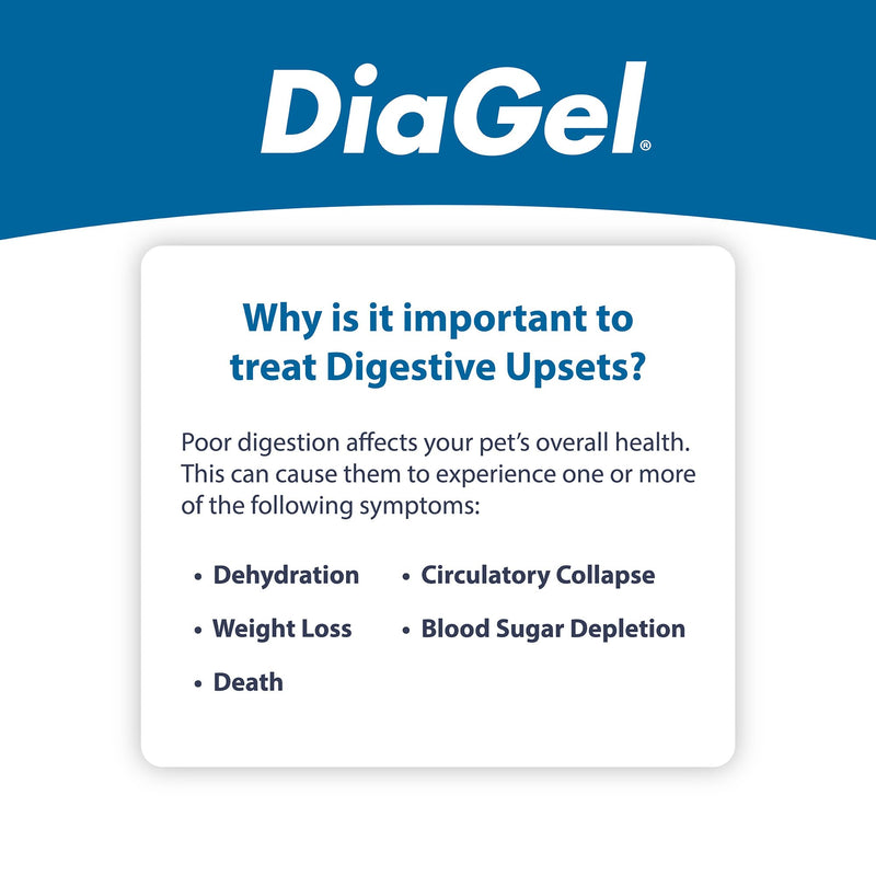 DiaGel for Small Dogs - Natural Dog Supplements to Help Maintain Digestive Health & Function - Oral Gel to Help Control Diarrhea - Natural Pet Products - PawsPlanet Australia
