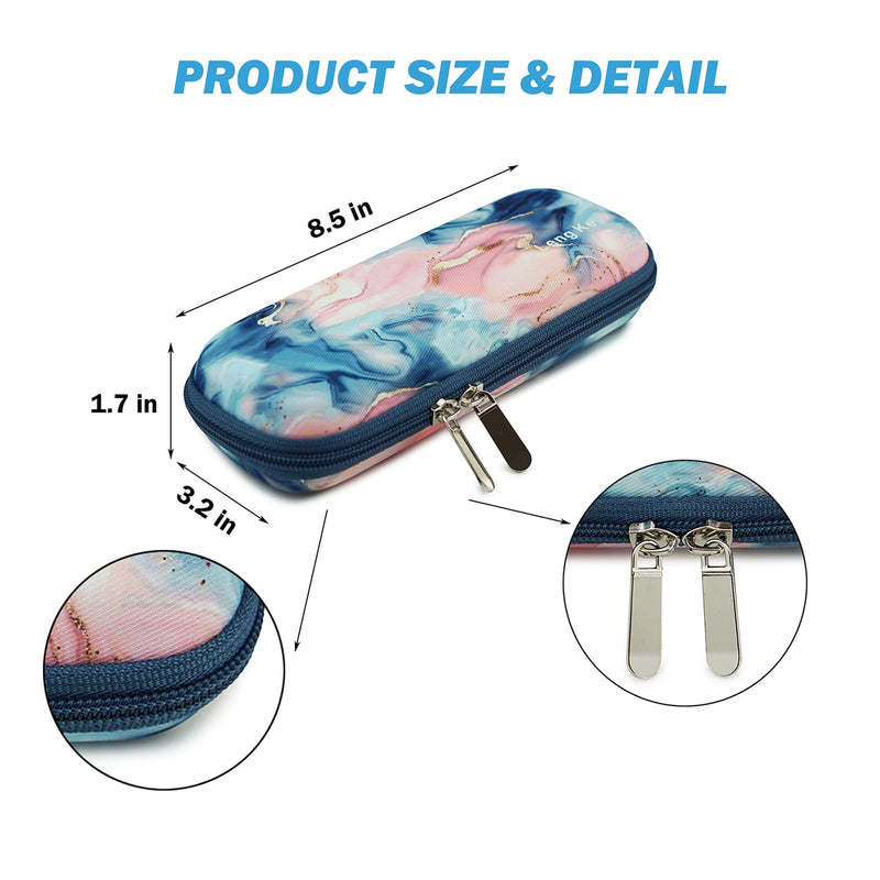 [Australia] - ONEGenug Insulin Cooler Bag with 2 Ice Packs, Portable Eva Hardshell Diabetic Bag for Insulin Pen, Insulin Syringes and Other Diabetic Accessories Style D 