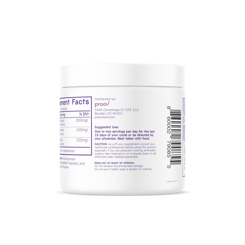 [Australia] - Proov - Pro - Promotes Progesterone Production - Hormone Balance for Women - Fertility & Menopause Support - Vitex, Ashwagandha, Maca - Herbal Supplement ‚Äì 30 Capsules - 2 Month Supply 