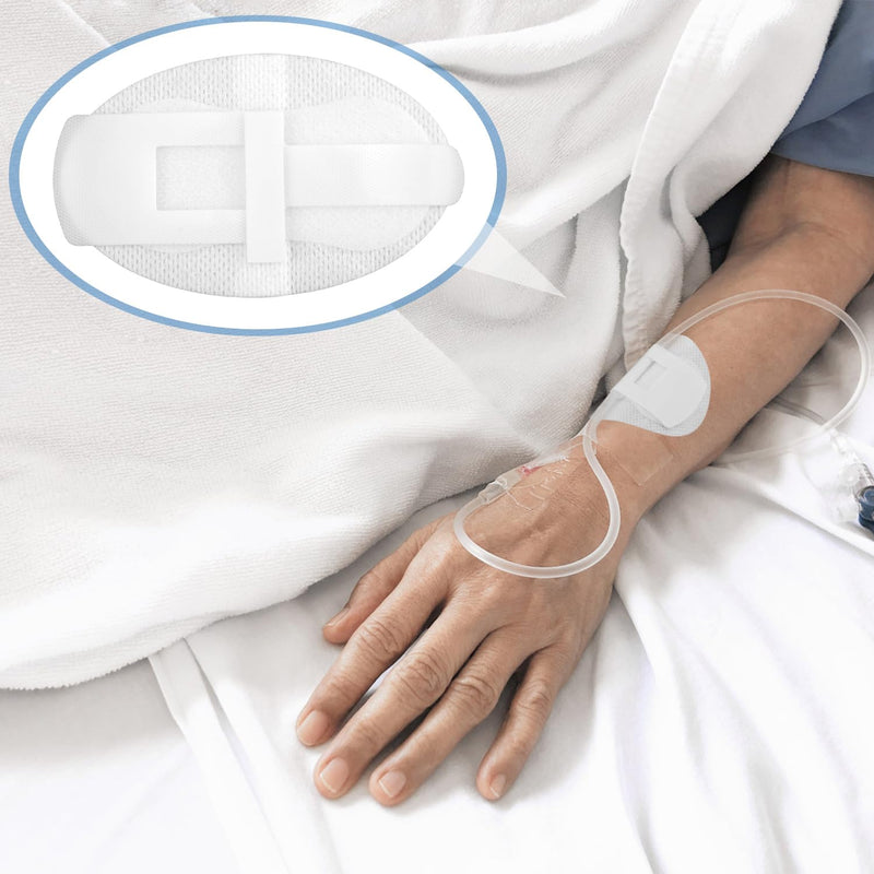 [Australia] - 20pcs Catheter Stabilization Device for Stat Lock Foley Catheter Leg Strap Self Adhesive Catheter Leg Band Leg Bag Holder Sticker Urinary Catheter Fixation Tube Supplies for StatLock Foley 