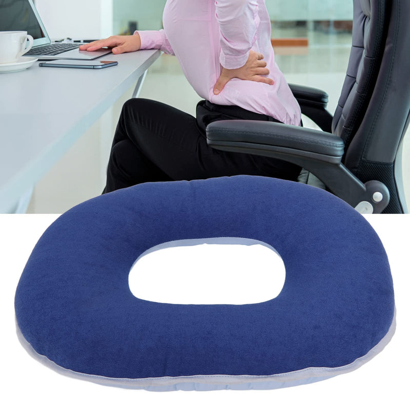 [Australia] - Donut Pillow Soft Breathable Pillow Cushion Bed Donut Butt Pillow Dark Blue Sleeve Bed Donut Butt Pillow Dark Blue 