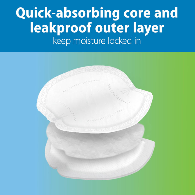 [Australia] - Dr. Brown's Disposable One-Use Absorbent Breast Pads for Breastfeeding and Leaking - 60pk 60 count 