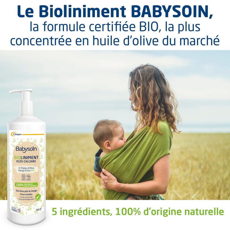 [Australia] - BABYSOIN - Oil-lime bioliniment - protective care - fragrance-free - certified organic - made in France - 750 ml 