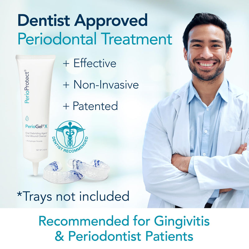 PerioGelX | Periodontal Treatment for Teeth | Promotes Teeth Whitening (3 oz.) Mint